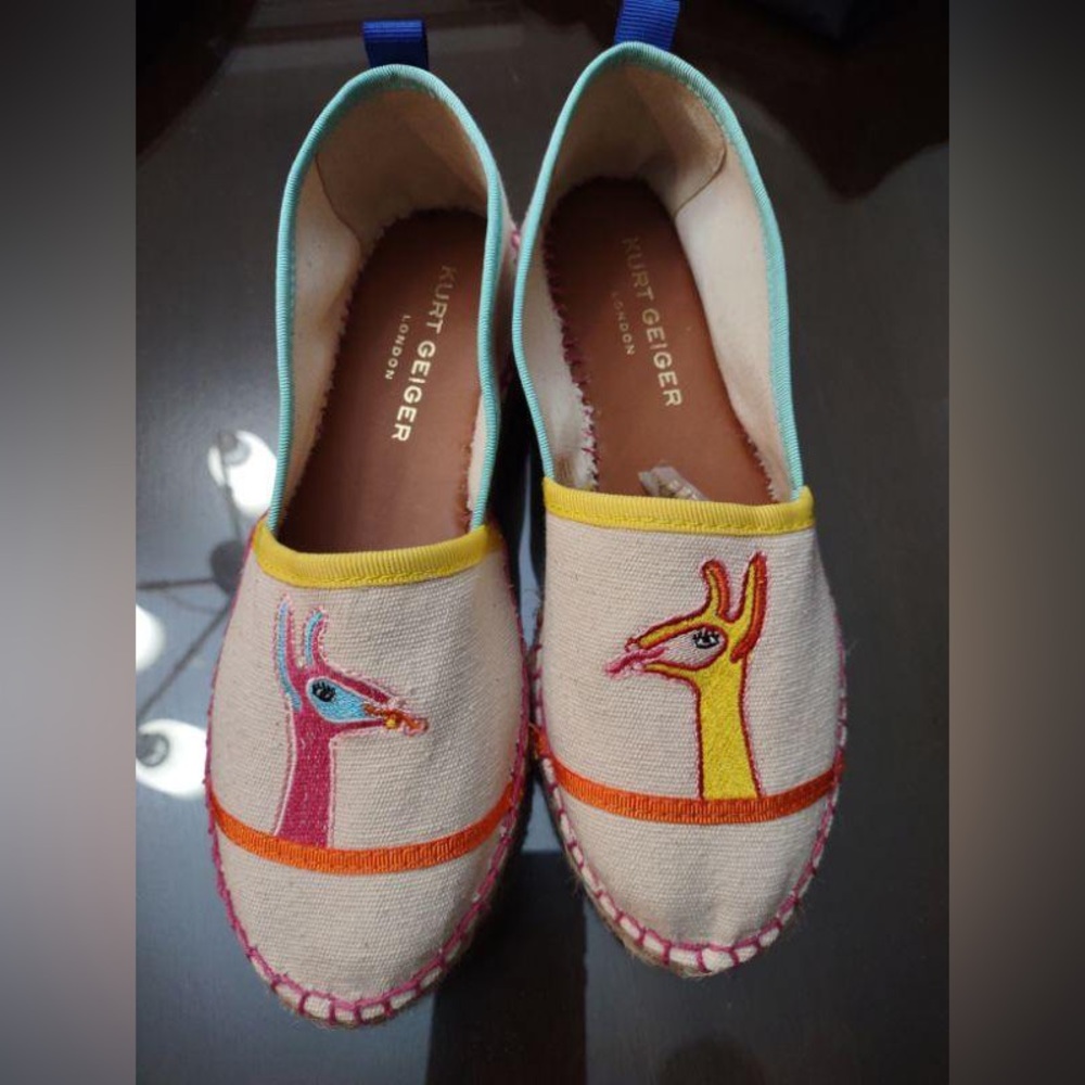Kurt Geiger - Llama Platform Espadrilles - 38.5